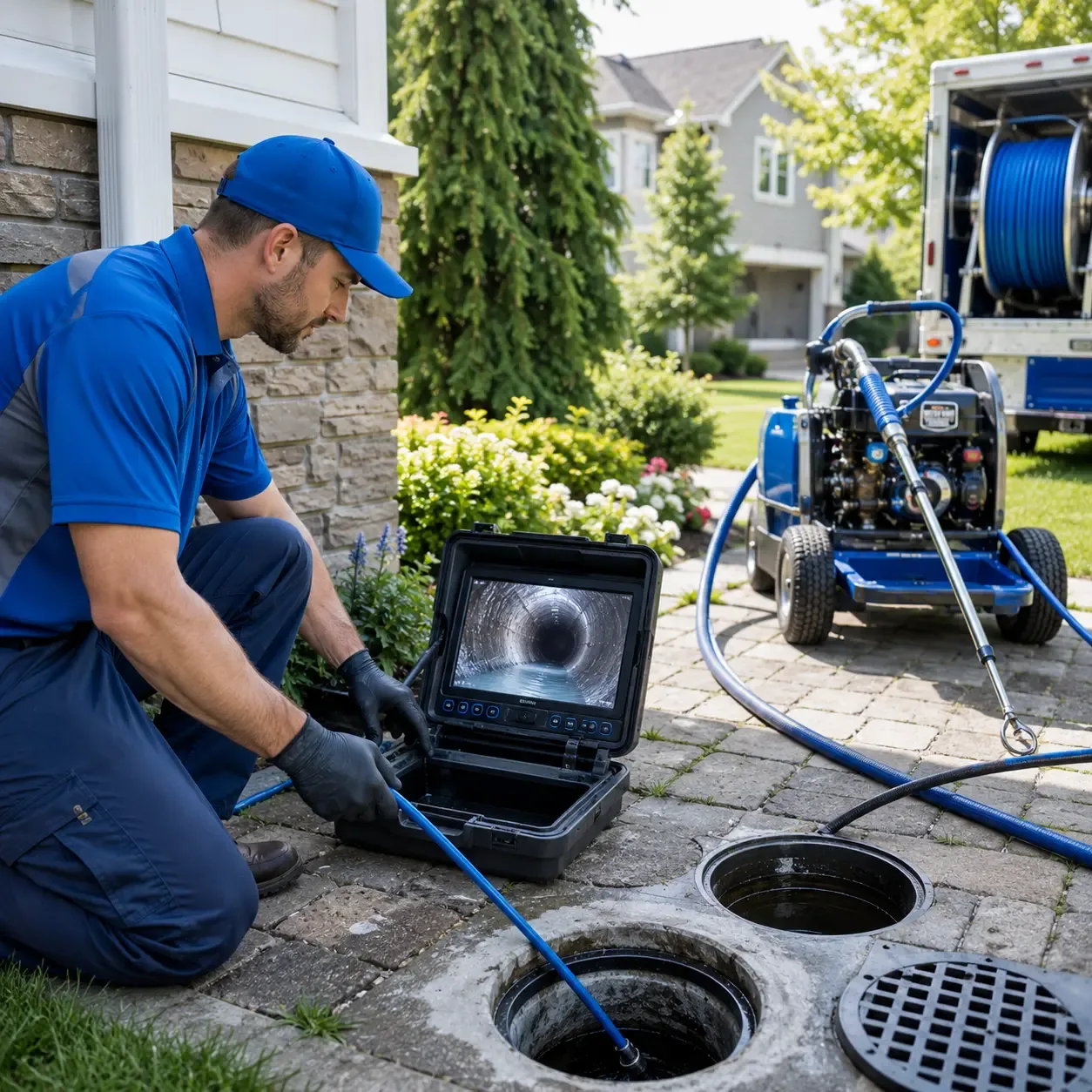 Outdoor drain cleaning professionals serving Montville, NJ